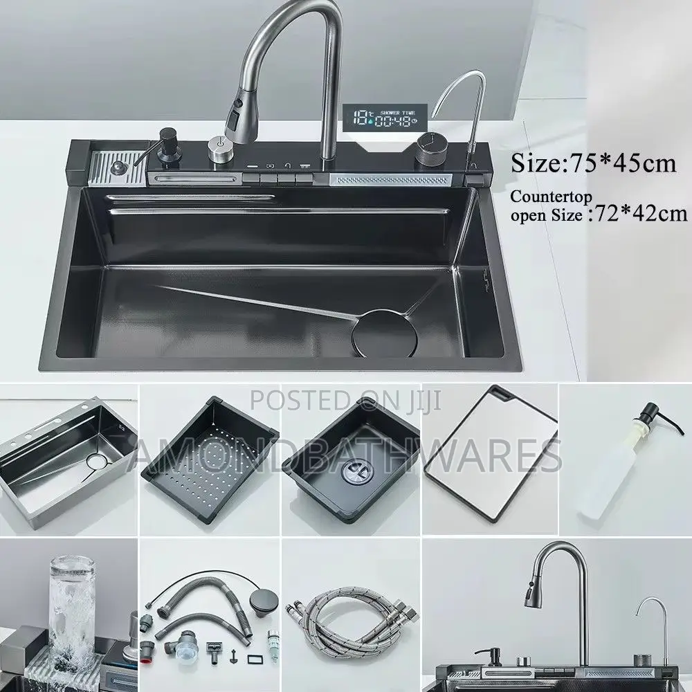 4 Button Kitchen Sink