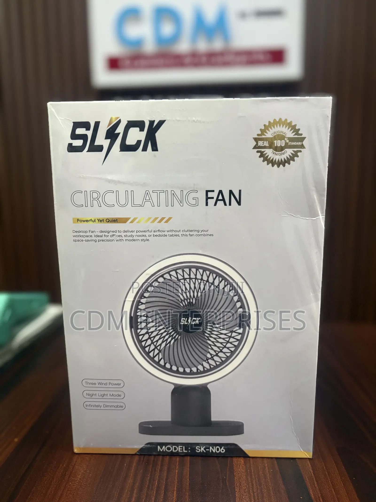 Slick Circulating Mini Fan