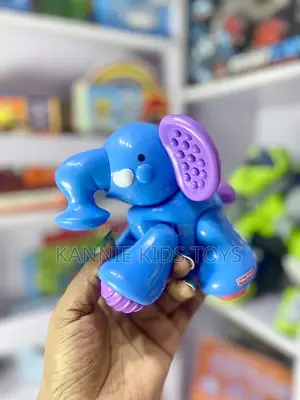 Fisher-Price Blue Elephant Baby Toy | Fun Clicker Learning Toy