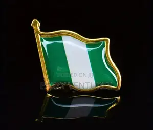 Nigerian Map Lapel Pin