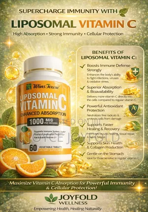 Liposomal Vitamin C :High Absorption • Immunity • Cellular Protection