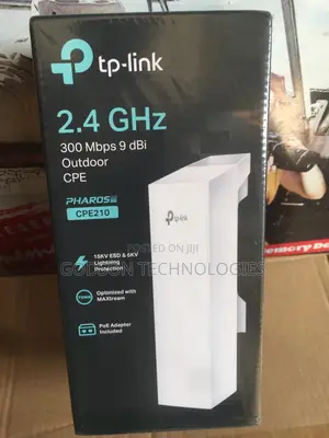 Tp-Link’S Cpe210 2.4ghz 300mbps 9dbi Outdoor Cpe