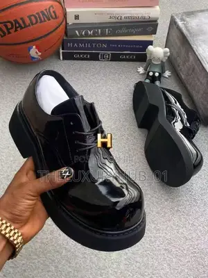High Quality Patent Leather Derby Shoes