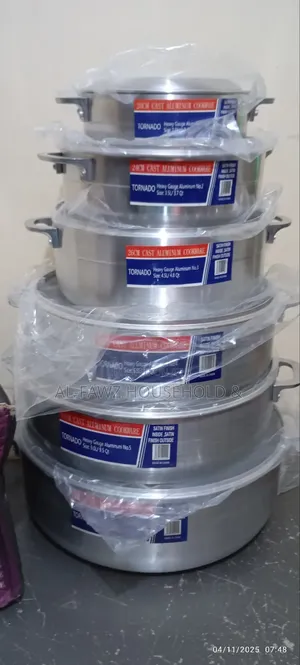 Tornado 6pcs Quality Aluminium Polished Set