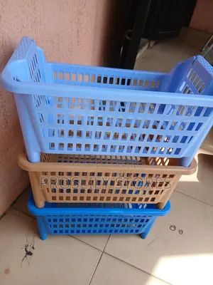 Stowage Plastic Basket 3steps
