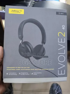 Jabra Evolve 2 40 Usb A, Usb C Wired Headphone