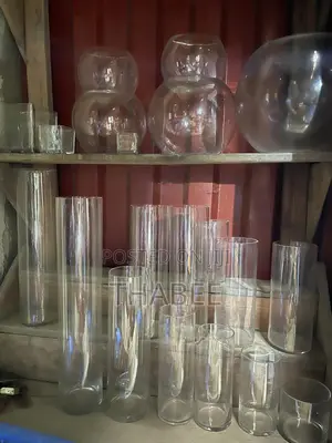 Clear Transparent Glass Vase
