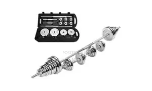 50kg Adjustable Chrome Dumbbell Set