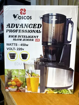 Vosco Advanced Professional 4 Filter Slow Juicer + Citrus Juicer. 450w