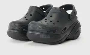 Original Black Bubble Crush Crocs