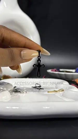 Black Cross Pendant