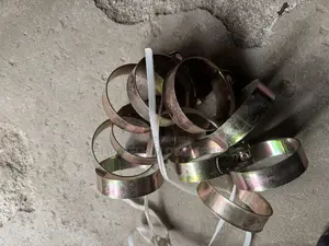 Heavy-Duty Zinc-Plated Steel Hose Clamps.