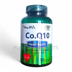 New Age Coq10 200mg 60 Softgels for Heart Health