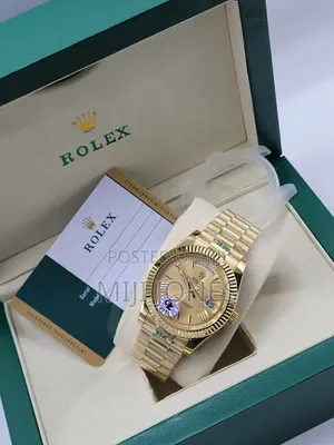 *Super Clone Gold‐Tone Rolex Oyster Perpetual Day‐Date–Luxe Precision*