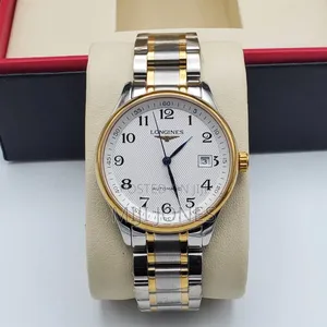 *Super Clone Longines Gold + Silver Chain White Dial – Vfs Bracelet*