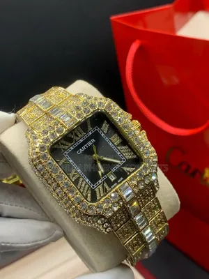 'High Quality Stoned Wrist Watch (Chain)