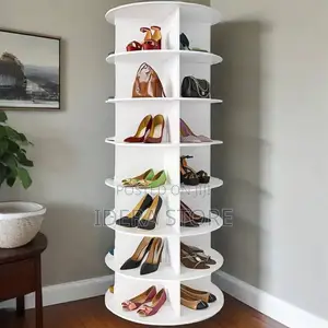 Rotating Shoe Rack Tower,7 Tiers