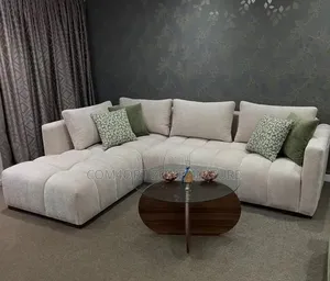 Partitioned L Shaped Sofa