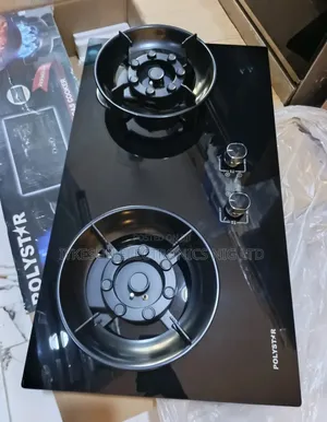 Original Quality Polystar Inbuilt Flips Up 2 Burners Gas Cooker Hob