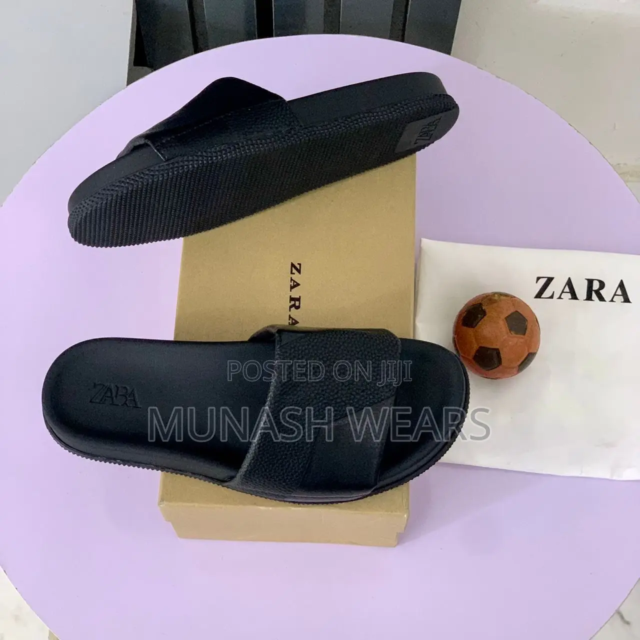 Zara Leather Slipers 40-46