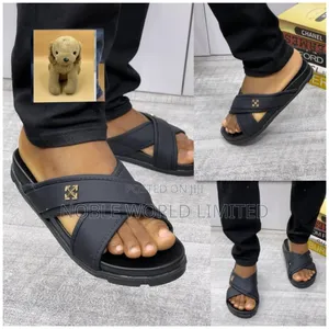Black/Brown Solid Slides NGN 7g