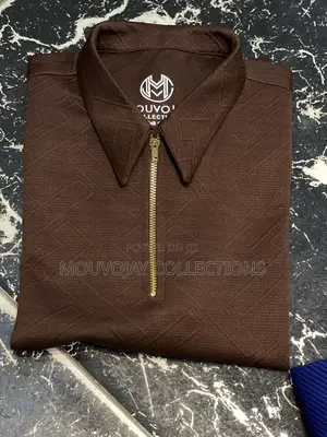 Unisex Polo Half Chest Zip Top