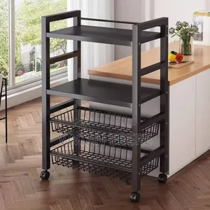 4layer Rack With Basket