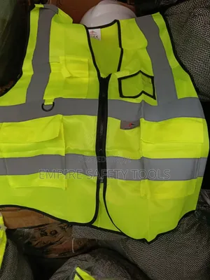 Quality Reflective Jacket With Zip& Pocket