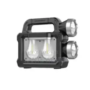 Double Bulb Torch Light Solar Rechargeable Lamp Flashlight