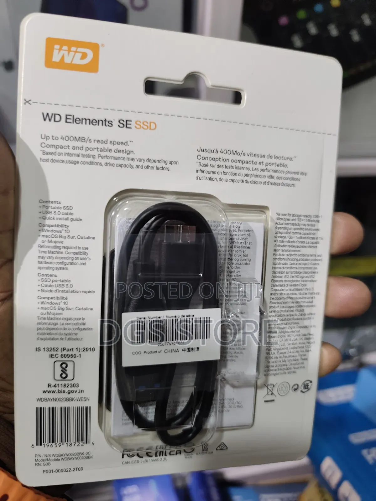 Wd Element Se SSD 2tb