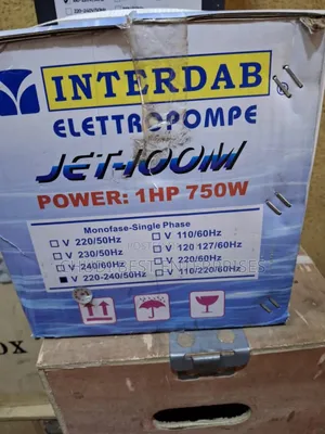 1hp Interdab Water Pump 100% Copper