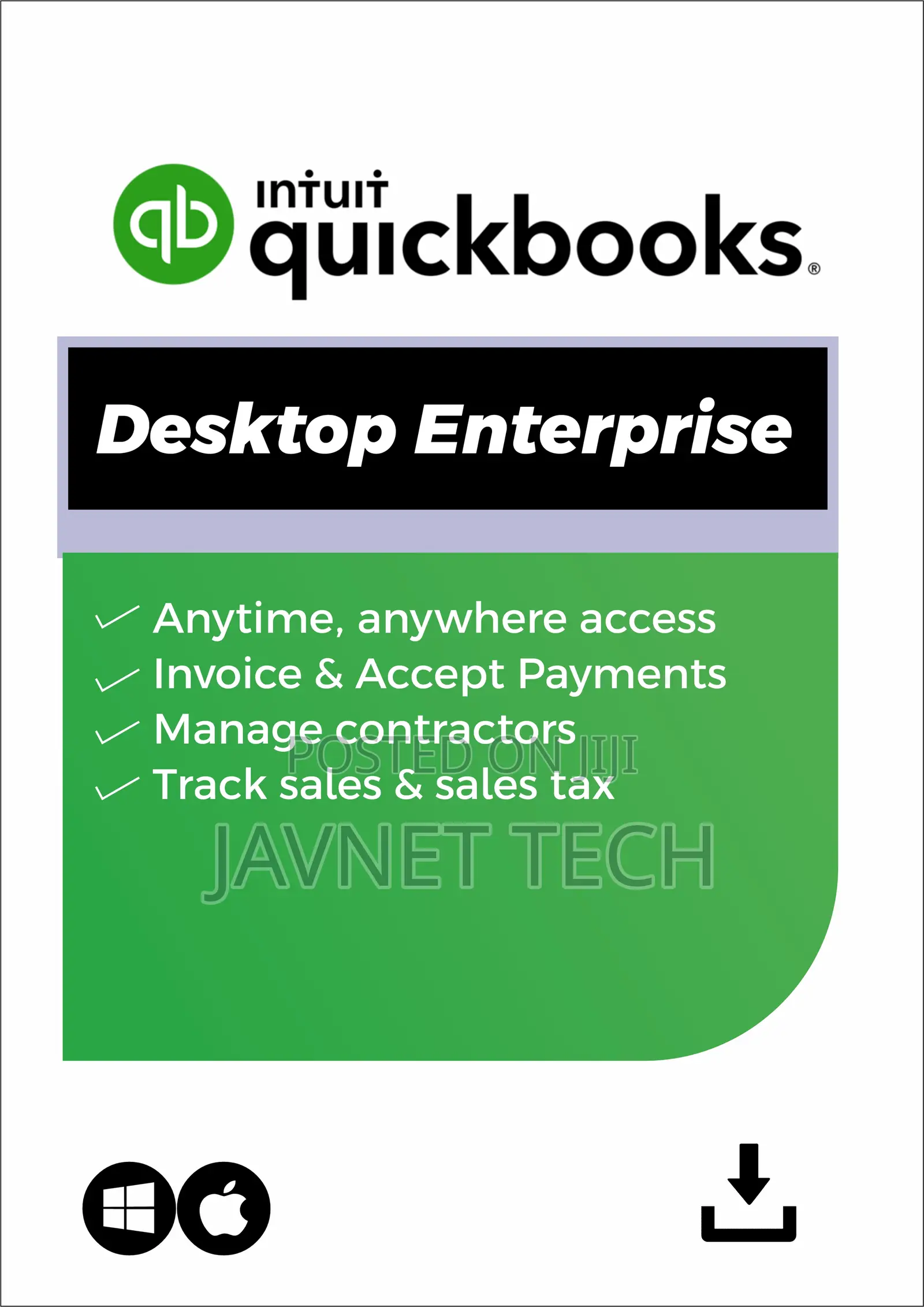 Intuit Quickbook Enterprise 2024 Us Version (300 User)