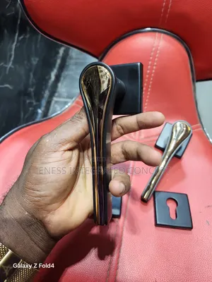 Matte Black And Chrome Gold Quality Lock