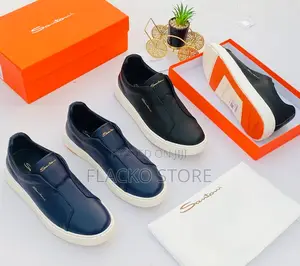 Original Santoni Leather Sneakers