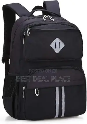 Hypnock Unisex High Quality School Backpack Waterproof Reflective in D