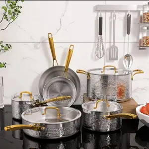 Hammered Body Stainless Steel Cookware