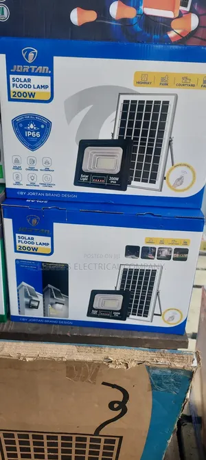 High Grade Jortan 200 Watts Solar Flood Light With Seperate Panel