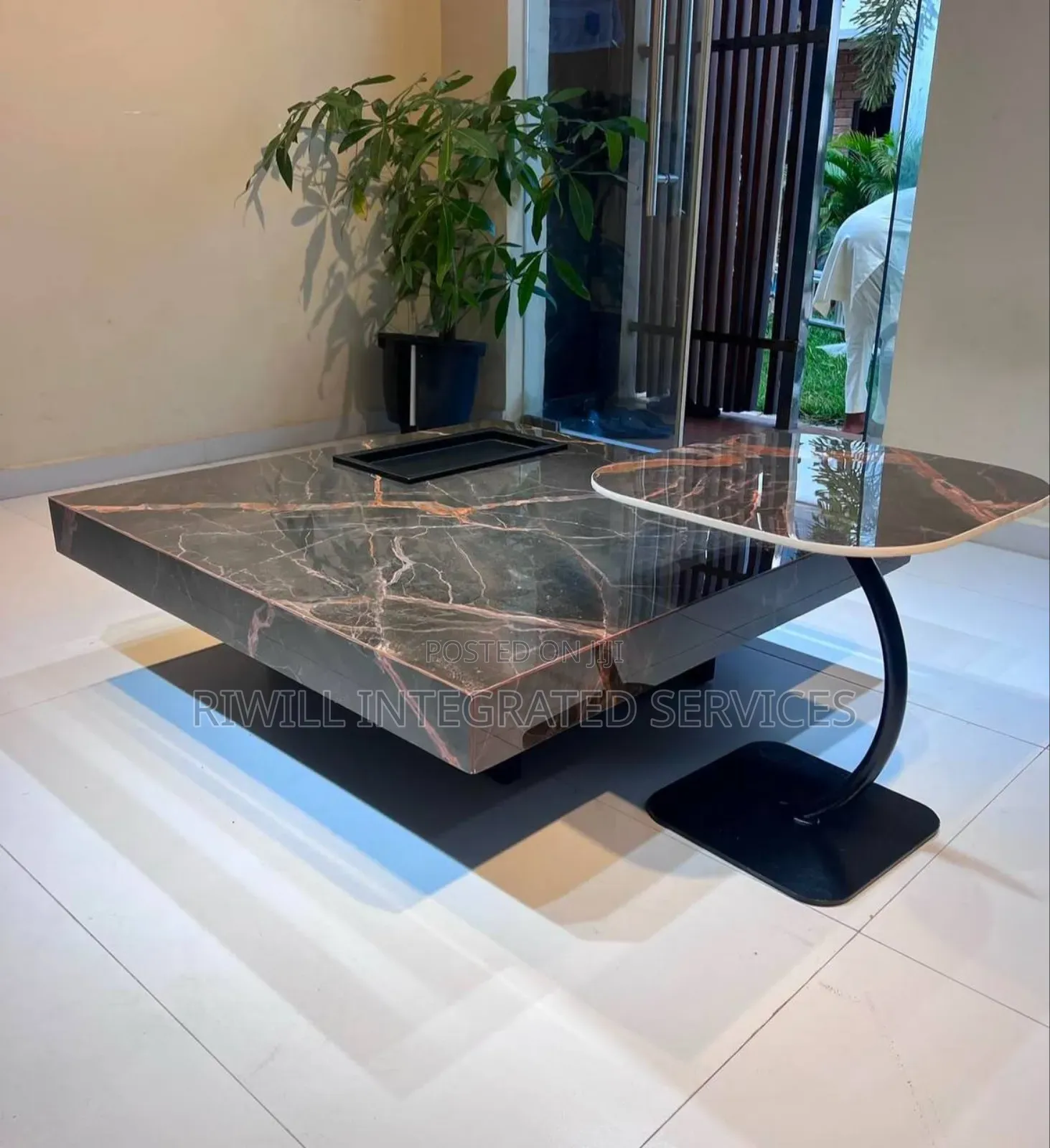 Marble Two in One Center Table