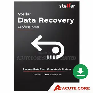 Stellar Data Recovery Professional for Windows /Mac 1 Devic – 1 Year