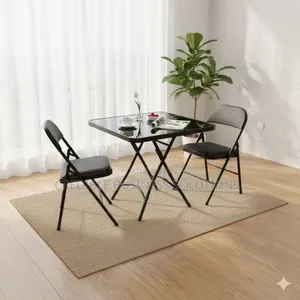 Foldable Table and 2 Chairs