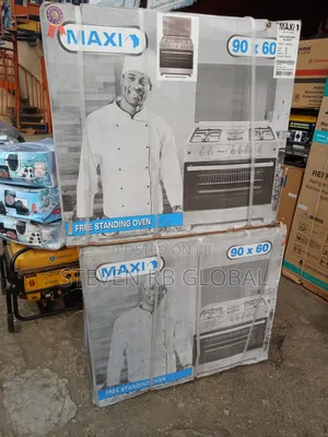 Maxi Gas Cooker 60×90 Cm (5 Burners) Inox