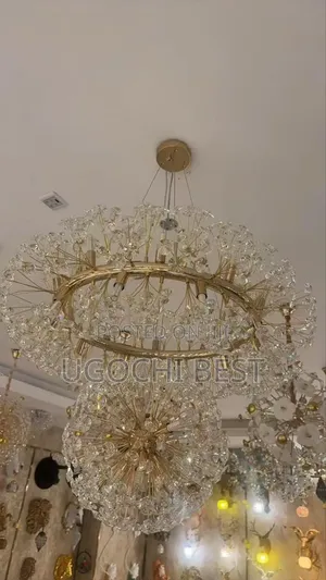 Gold Modern Crystal Chandelier Lights