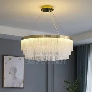 4 Layers of Gold Modern Crystal Chandelier Lights