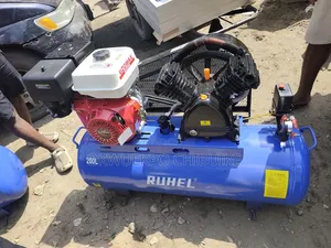 250l Air Compressor With Petrol Engine 13 Horsepower Engine Drive