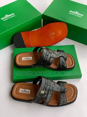 Mister Leather Slippers Size 40-46