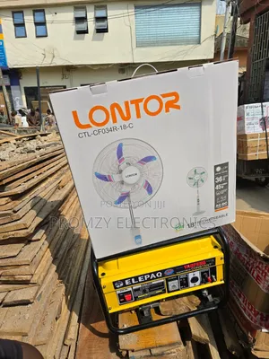 Original Lontor Rechargeable Standing Fan 18inche