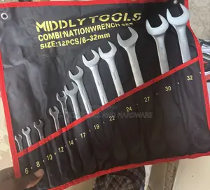 Middly Tools 12-piece Combination Wrench Set.