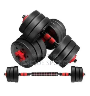 Premium 50kg 5-in-1 Adjustable Dumbbell, Barbell Kettlebell Set
