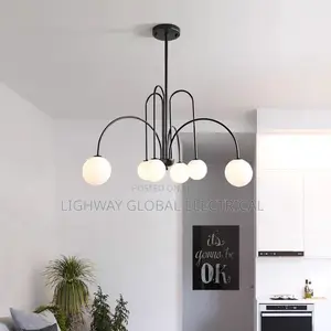 Nordic Wrought Iron Led Living Room , Bedroom Modern Chandelier