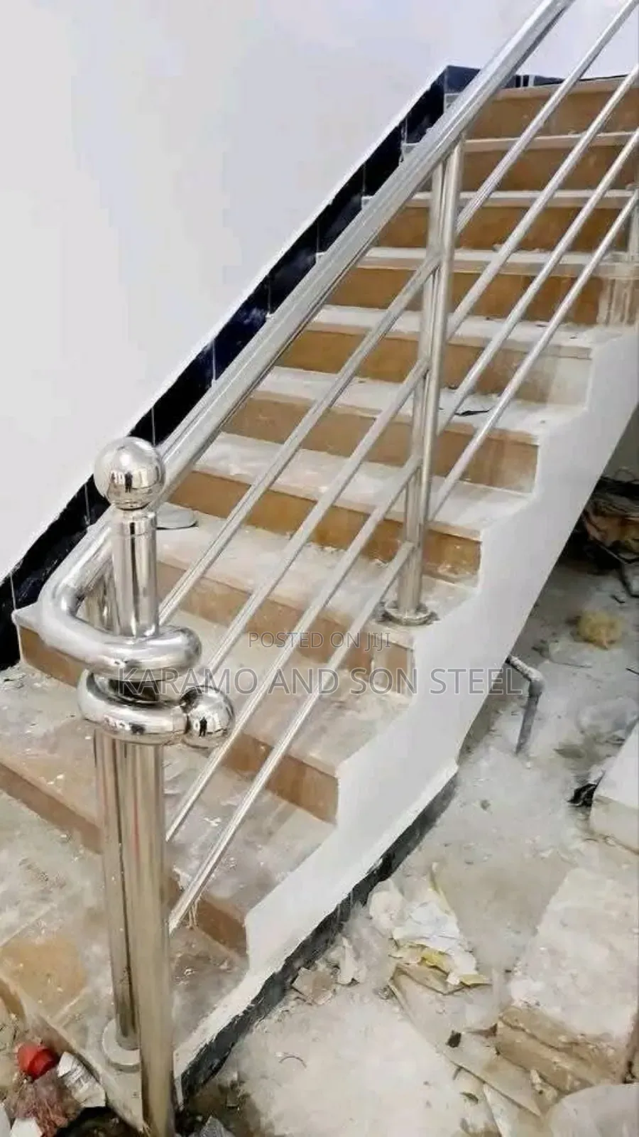 Stainless Railing Silver Colour